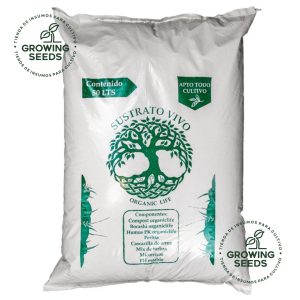 Organic Life Sustrato Vivo 50 Litros para Todo Cultivo