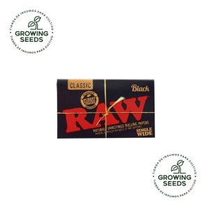 Raw - Classic Black Doble corta 70mm Papeles
