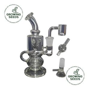 KIF - Mini Dab Rig de Vidrio para Concentrados