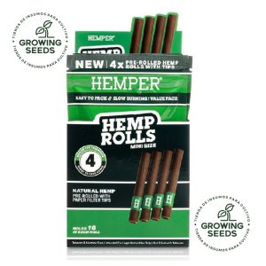 Hemper Roll + Glass Tips KS x4